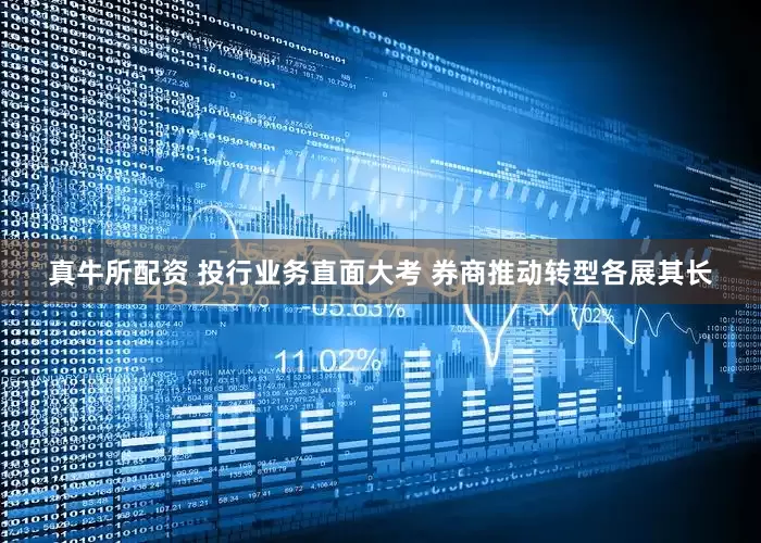 真牛所配资 投行业务直面大考 券商推动转型各展其长